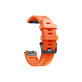 Силиконова каишка за Garmin (QuickFit 26mm), Oранжев, Orange, FixPremium