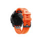 Силиконова каишка за Garmin (QuickFit 26mm), Oранжев, Orange, FixPremium