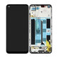 дисплей за Realme 8 RMX3085, Тъчскрийн и рамка, 4906919, Cyber Black, Genuine Service Pack
