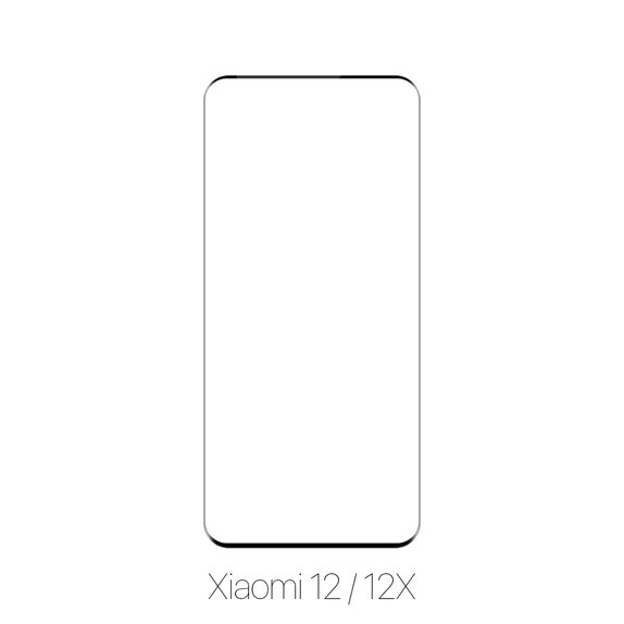 3D закалено стъкло за Xiaomi 12 и 12X, FixPremium