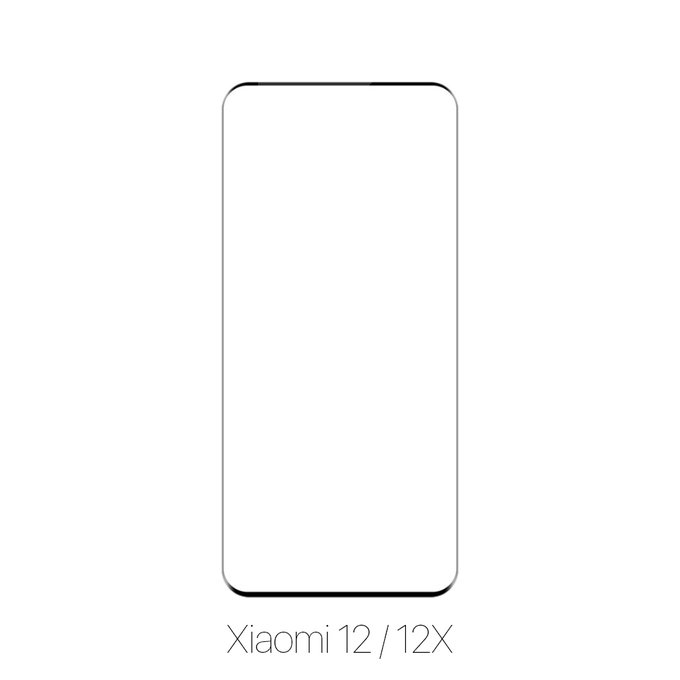 3D закалено стъкло за Xiaomi 12 и 12X, FixPremium