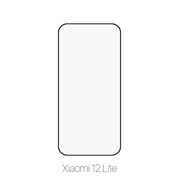 Закалено стъкло FullCover за Xiaomi 12 Lite, FixPremium