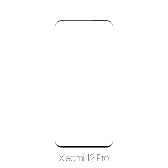 3D закалено стъкло за Xiaomi 12 Pro, FixPremium