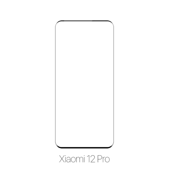 3D закалено стъкло за Xiaomi 12 Pro, FixPremium
