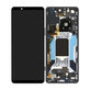 дисплей за Sony Xperia 5 IV XQ-CQ54, Тъчскрийн и рамка, A5050962A, черен, Black, Genuine Service Pack