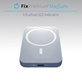MagSafe външна батерия 10 000mAh, Бял, White, FixPremium