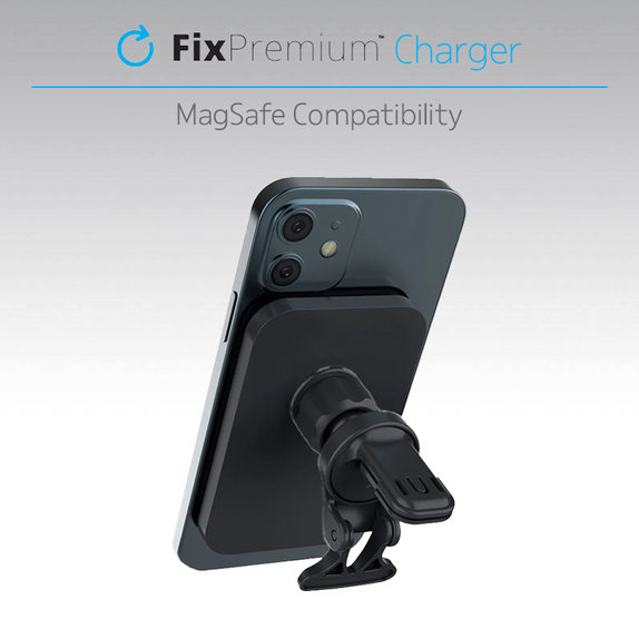 Автомобилно зарядно, MagSafe V1, Черно, Black, FixPremium