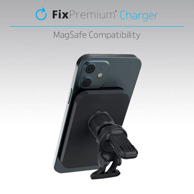 Автомобилно зарядно, MagSafe V1, Черно, Black, FixPremium