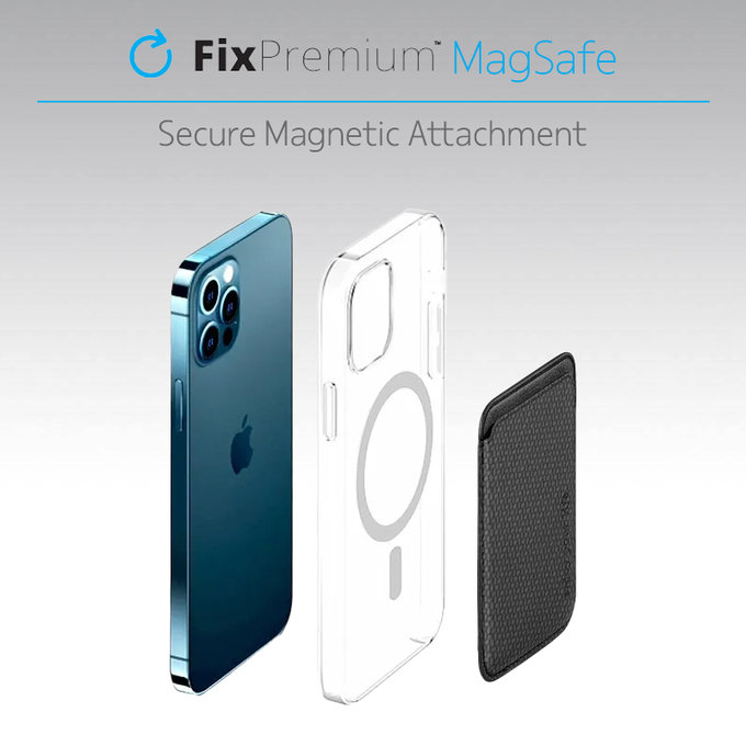 MagSafe карбонов портфейл, Черно, Black
