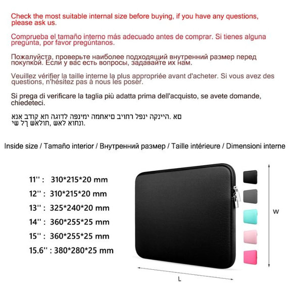 Калъф за лаптоп 13", Розово, Pink, FixPremium