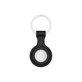 Силиконов ключодържател за AirTag, Черно, Black, FixPremium