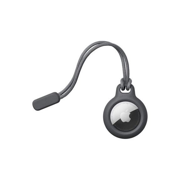Калъф с връзка за AirTag, Черно, Black, FixPremium