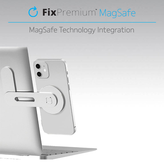 MagSafe държач за iPhone за лаптоп, Cребрист, Silver, FixPremium