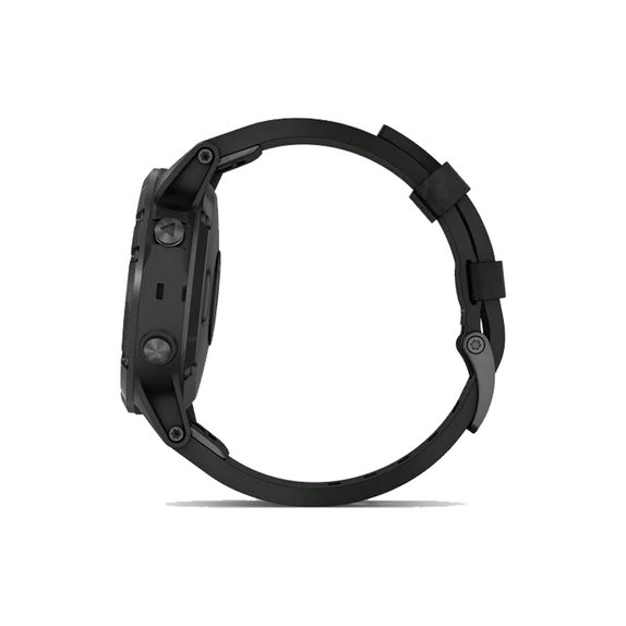 Кожена каишка за Garmin (QuickFit 22mm), Черно, Black, FixPremium