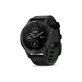 Кожена каишка за Garmin (QuickFit 26mm), Черно, Black, FixPremium