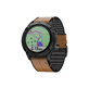 Кожена каишка за Garmin (QuickFit 22mm), светлокафяв, light Кафяв, Brown, FixPremium