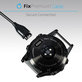 Зареждащ кабел за Garmin Watch, Черно, Black, FixPremium