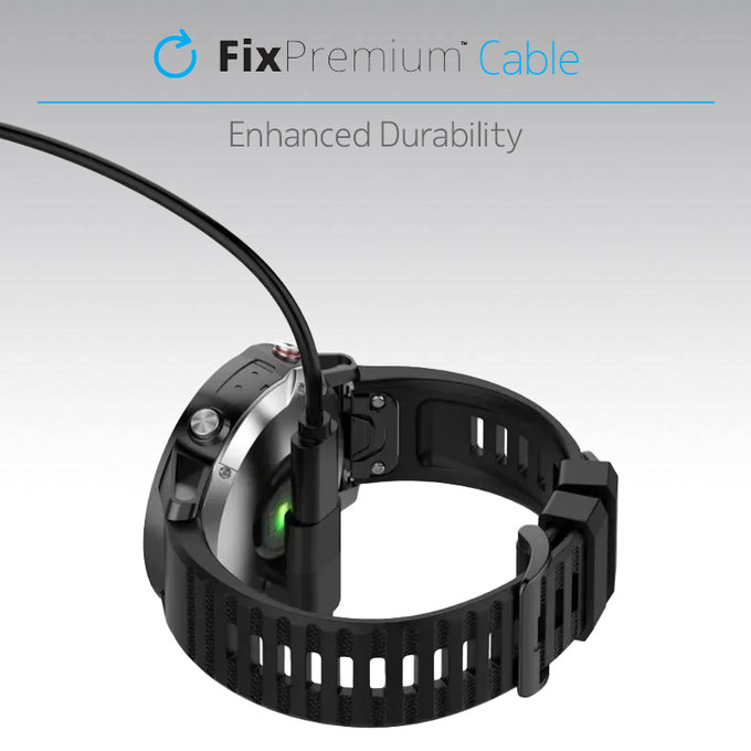 Преходник USB-C за Garmin порт за часовник, Черно, Black, FixPremium