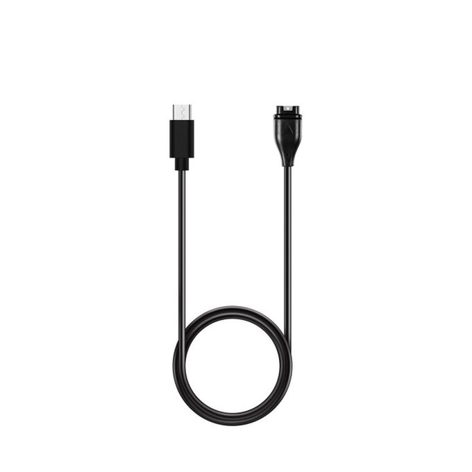 USB-C зареждащ кабел за Garmin Watch, Черно, Black, FixPremium