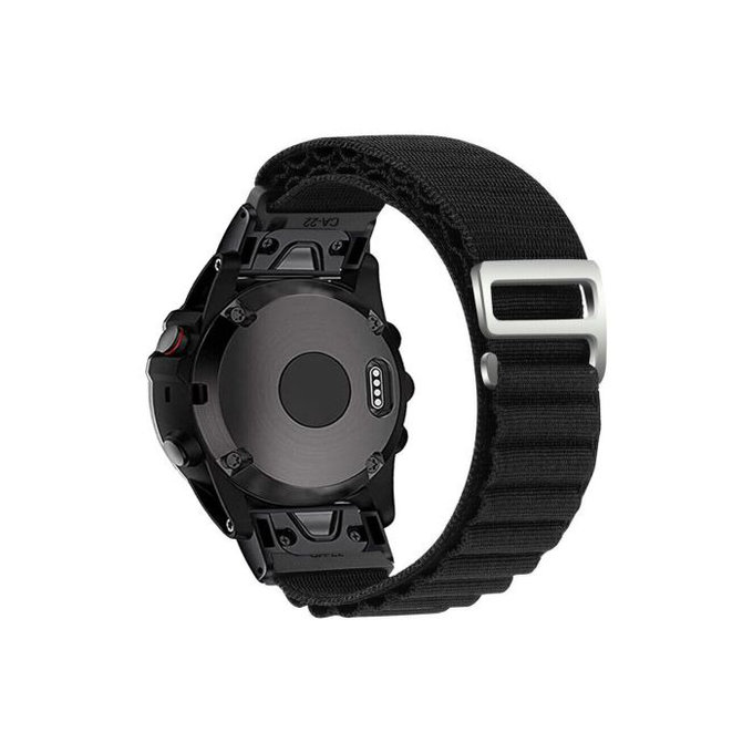 Каишка Alpine Loop за Garmin (QuickFit 26mm), Черно, Black, FixPremium