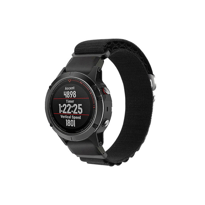 Каишка Alpine Loop за Garmin (QuickFit 26mm), Черно, Black, FixPremium