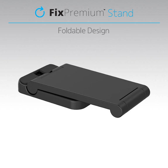 Сгъваема стойка 3в1 за iPhone, Apple Watch и AirPods, Черно, Black, FixPremium