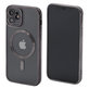 Калъф Crystal с MagSafe за iPhone 12, Черно, Black