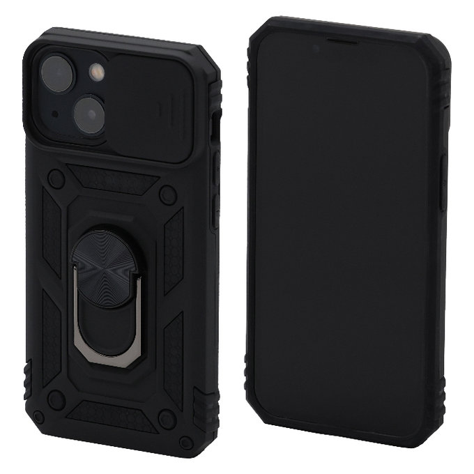 Калъф CamShield за iPhone 13 mini, Черно, Black