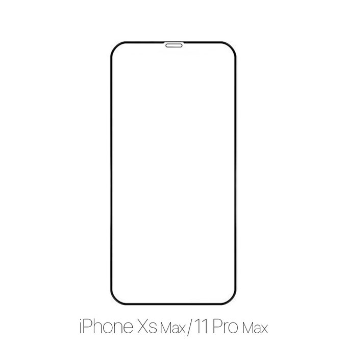 Закалено стъкло FullCover за iPhone XS Max и 11 Pro Max, FixPremium