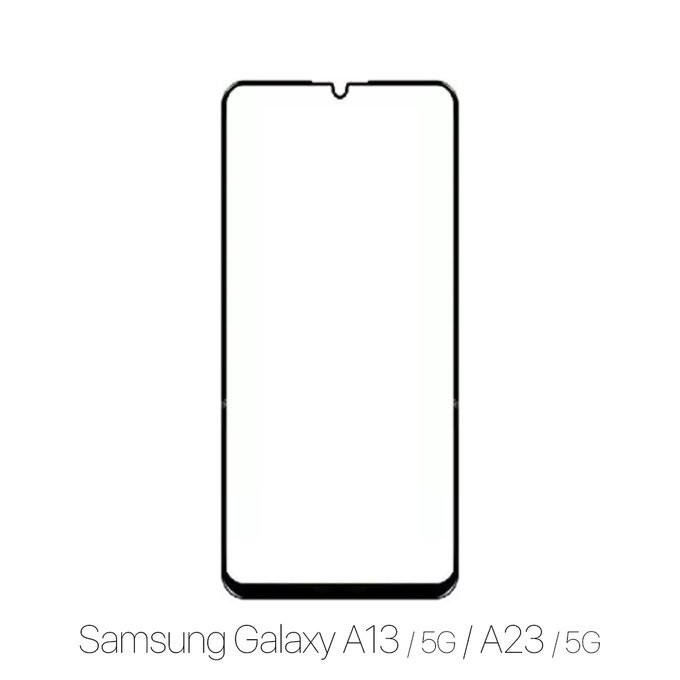 Закалено стъкло FullCover за Samsung A13, A13 5G, A23 и A23 5G, FixPremium