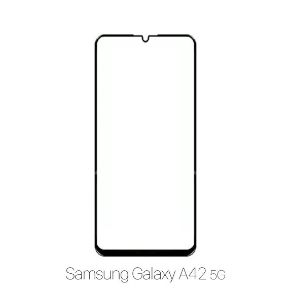 Закалено стъкло FullCover за Samsung A42 5G, FixPremium