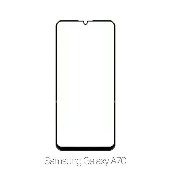 Закалено стъкло FullCover за Samsung A70, FixPremium
