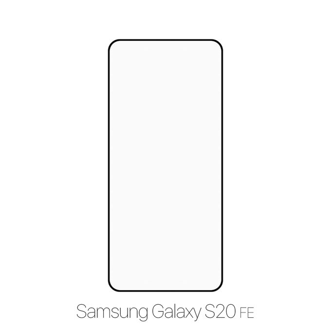 Закалено стъкло FullCover за Samsung S20 FE, FixPremium