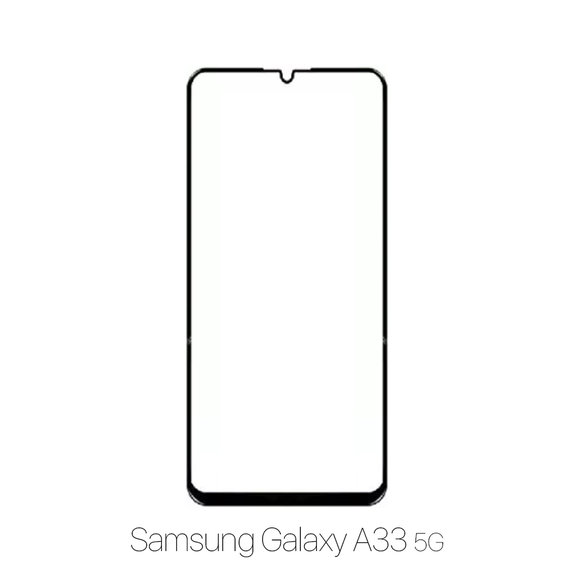 Закалено стъкло FullCover за Samsung A33, FixPremium