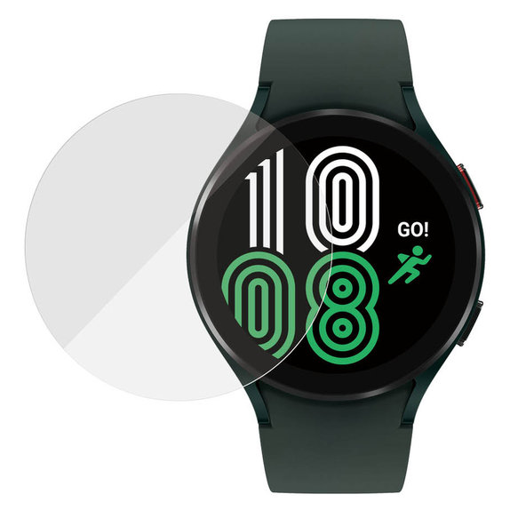 Закалено стъкло Flat Glass AB за Samsung Galaxy Watch4 44 mm, Прозрачно, PanzerGlass
