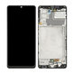 дисплей OLED за Samsung A42 5G A426B, Тъчскрийн и рамка, черен, Black