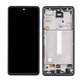 дисплей OLED за Samsung A52 5G A526B, A52s 5G A528B, Тъчскрийн и рамка, Awesome Black, OLED