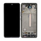 дисплей за Samsung A53 A536B, Тъчскрийн и рамка, Awesome Black, TFT
