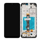 дисплей за Motorola Moto E7 XT2095, Тъчскрийн и рамка, Mineral Gray, TFT