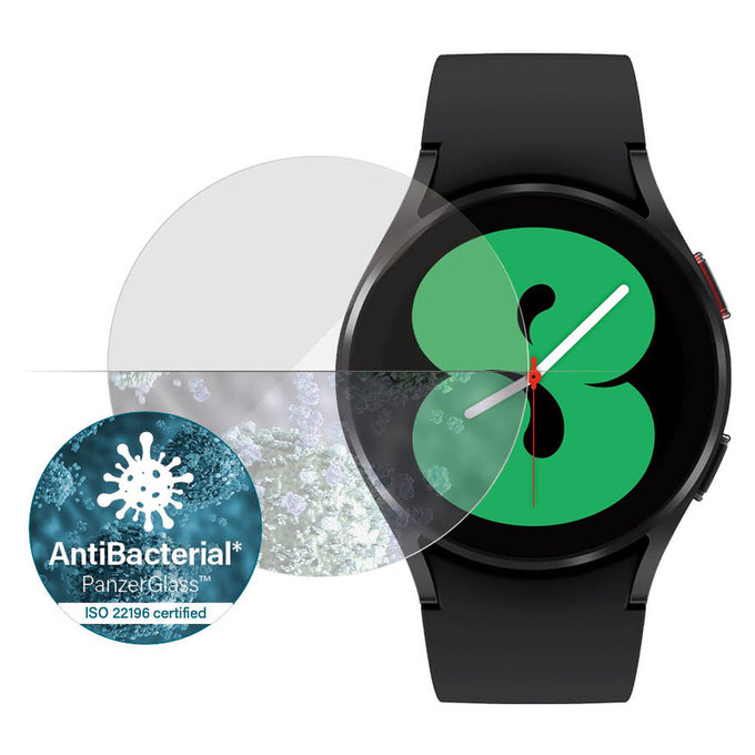 Закалено стъкло Flat Glass AB за Samsung Galaxy Watch 4 40 mm, Прозрачно, PanzerGlass