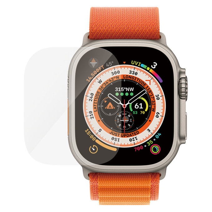 Закалено стъкло AB за Apple Watch Ultra 2/Ultra, Прозрачно, PanzerGlass