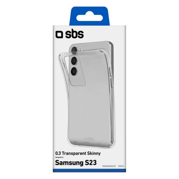Калъф Skinny за Samsung S23, Прозрачен, Transparent