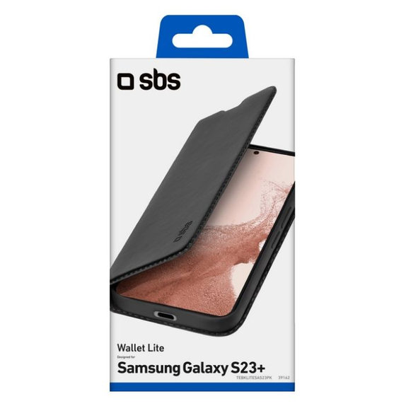 Калъф Book Wallet Lite за Samsung S23+, Черно, Black