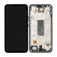 дисплей за Samsung A34 5G A346B, Тъчскрийн и рамка, GH82-31200A, GH82-31201A, черен, Black, Genuine Service Pack
