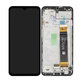 дисплей за Samsung A23 4G A235F, Тъчскрийн и рамка, GH82-28563A, GH82-28657A, черен, Black, Genuine Service Pack
