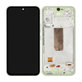 дисплей за Samsung A54 5G A546B, Тъчскрийн и рамка, GH82-31231C, GH82-31232C, Light Green, Genuine Service Pack