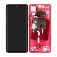 дисплей за Motorola Edge 30 Fusion, Тъчскрийн и рамка, 5D68C22034, Viva Magenta, Genuine Service Pack