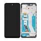дисплей за Motorola Moto G73, Тъчскрийн и рамка, 5D68C22272, черен, Black, Genuine Service Pack