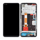 дисплей за Oppo Reno 4 Z 5G, Тъчскрийн и рамка, Ink Black, TFT