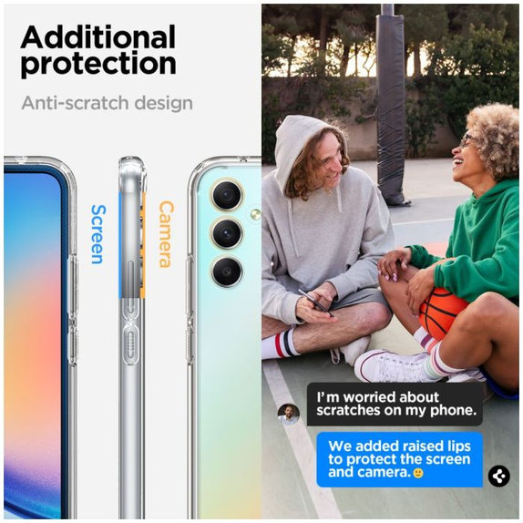Калъф Ultra Hybrid за Samsung A34 5G, Crystal Clear